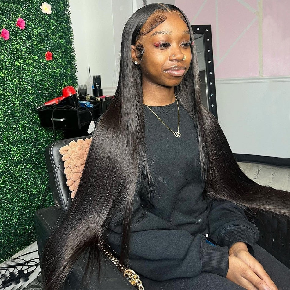 13x4 Bone Straight Lace Front Wig