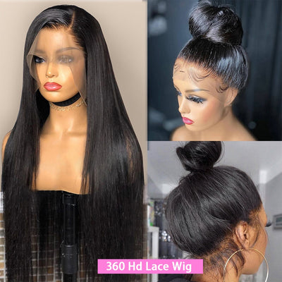 13x4 Bone Straight Lace Front Wig