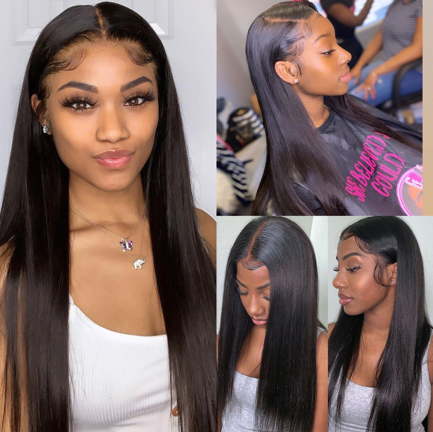 40 Inch Straight Lace Front Wig