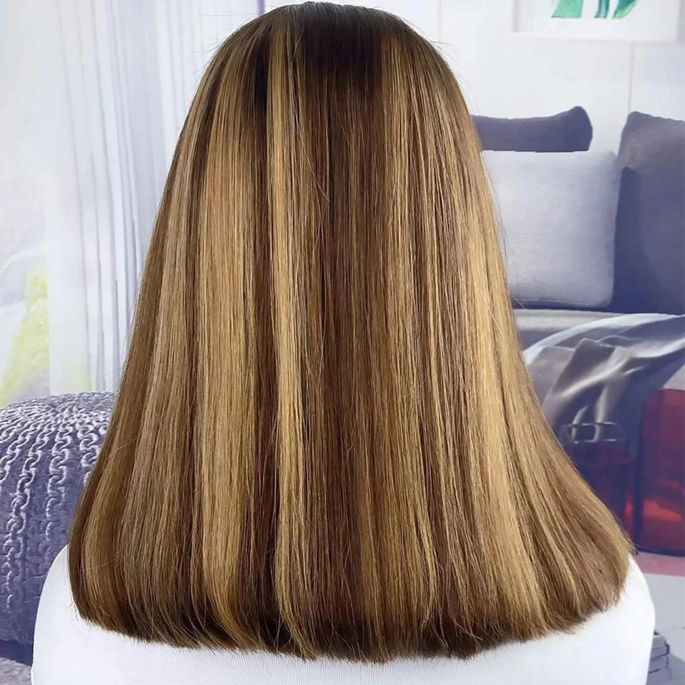 Highlight Straight Bob Wig