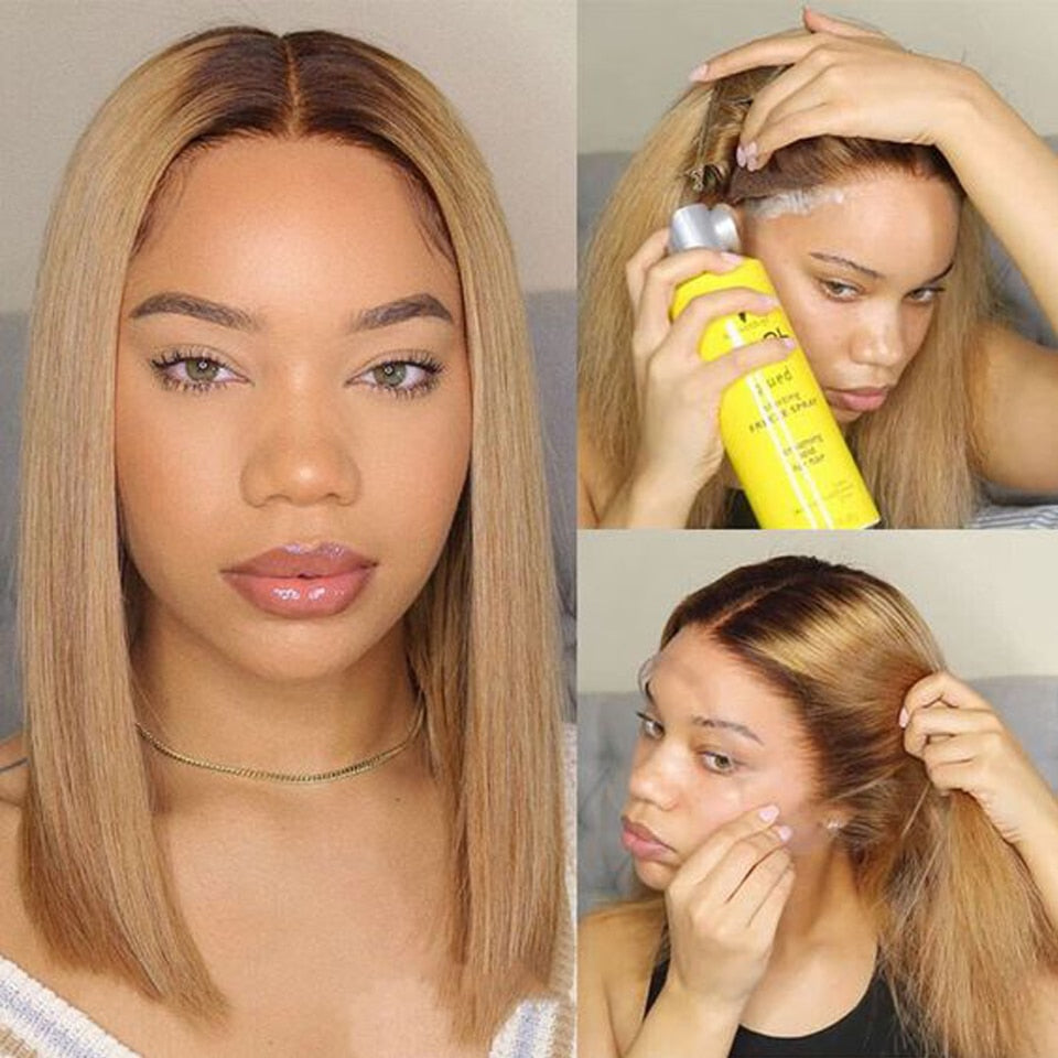 Highlight Straight Bob Wig