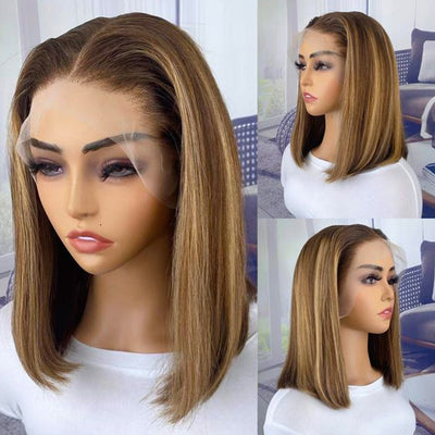 Highlight Straight Bob Wig