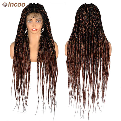 Large Box Braided Wigs