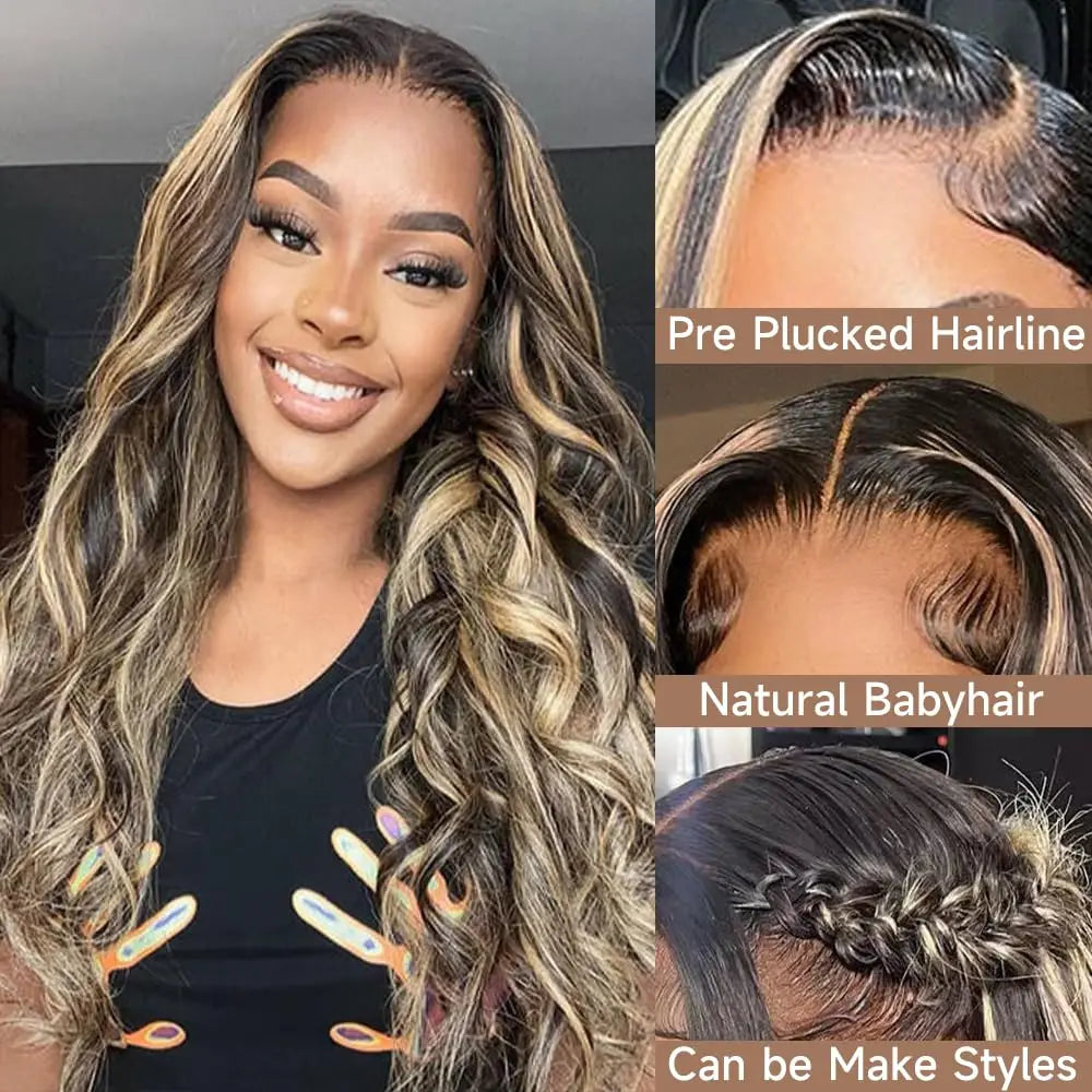 Highlight FB/27 Human Hair Lace Front Wig