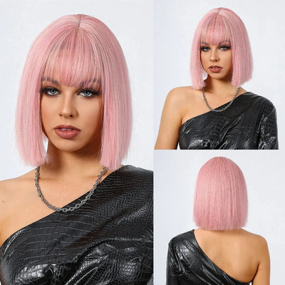 Short Straight Bob Wigs