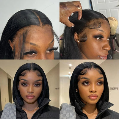 13x4 Straight Lace Frontal Bob Wig