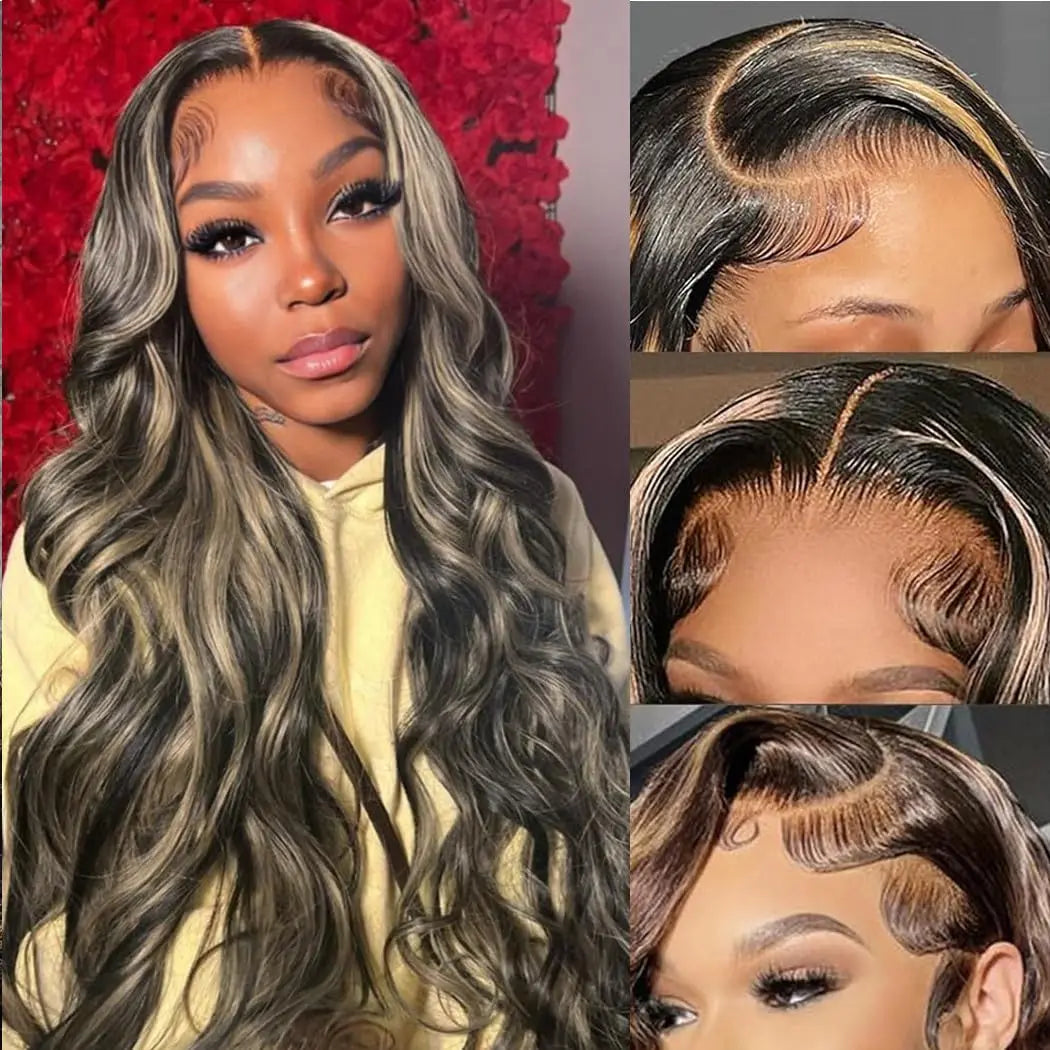 Highlight FB/27 Human Hair Lace Front Wig