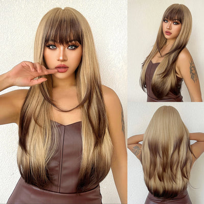 Blonde Golden Synthetic Wigs