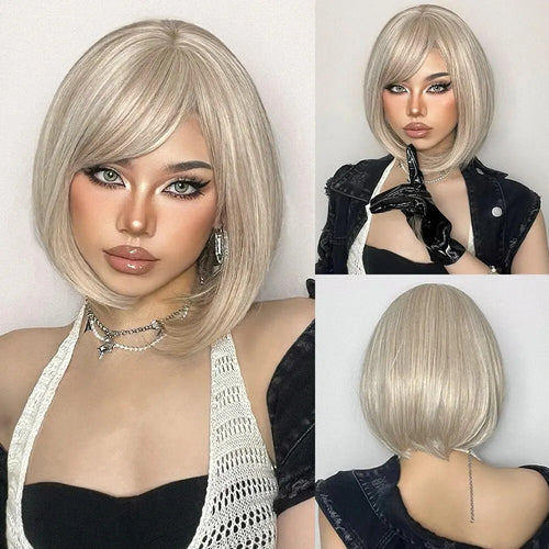 Short Straight Bob Wigs