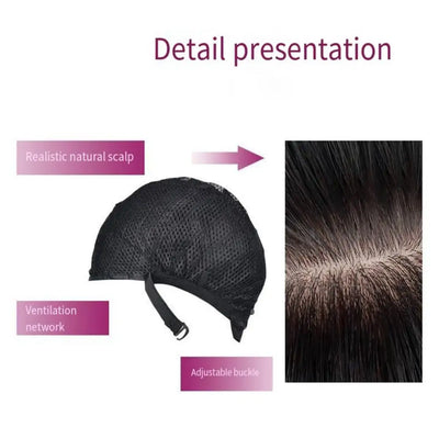 Burgundy Synthetic Wig