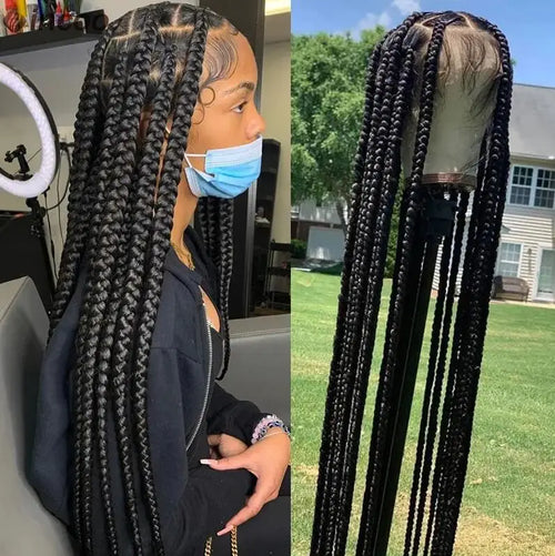 Large Box Braided Wigs