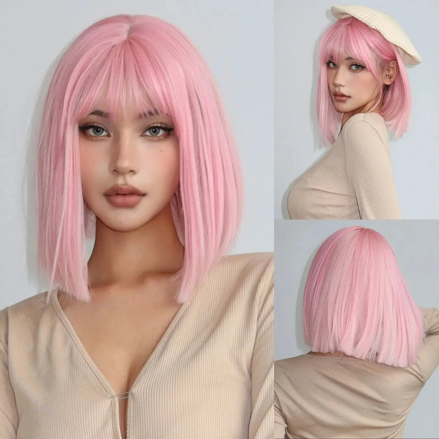 Short Straight Bob Wigs