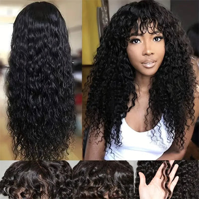 30 inch Water Wave Human Hair Wigs