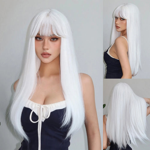 Blonde Golden Synthetic Wigs